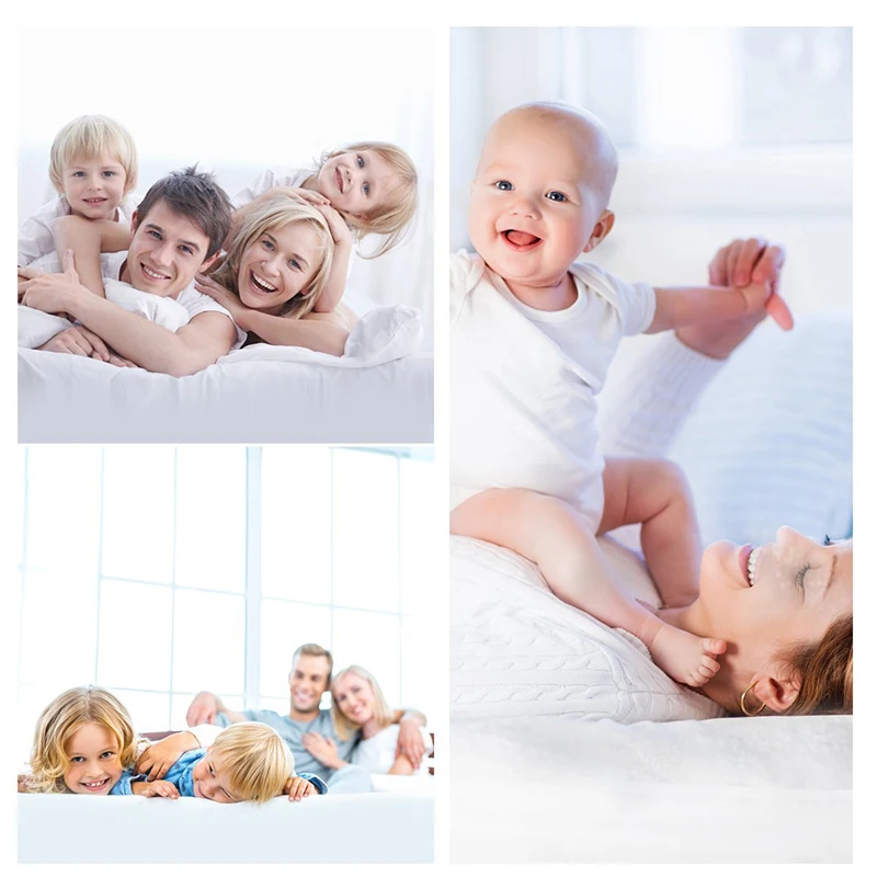 Стеганый наматрасник из матраса с начесом водонепроницаемый для кровати защитой