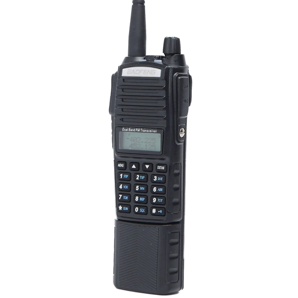 2 шт. Baofeng UV 82 Walkie Talkie 3800 мАч батарея Dual PTT Портативное двухстороннее радио VHF UHF 5 Вт