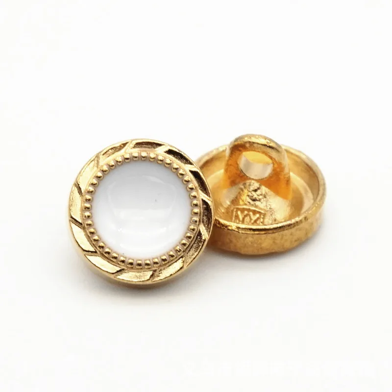 50pcs/lot Metal coats dripping oils buttons men and women black suits shirts dresses high-end gold coat C2-53 | Дом и сад