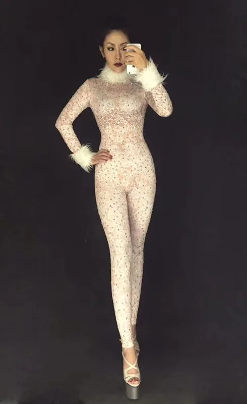 Женское боди с блестящими кристаллами | Женская одежда