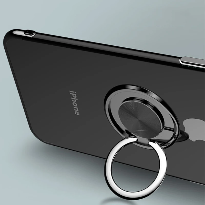 Чехол Alxun для iPhone 7 8 6 6S Plus автомобильный держатель магнитная подставка кольцо на