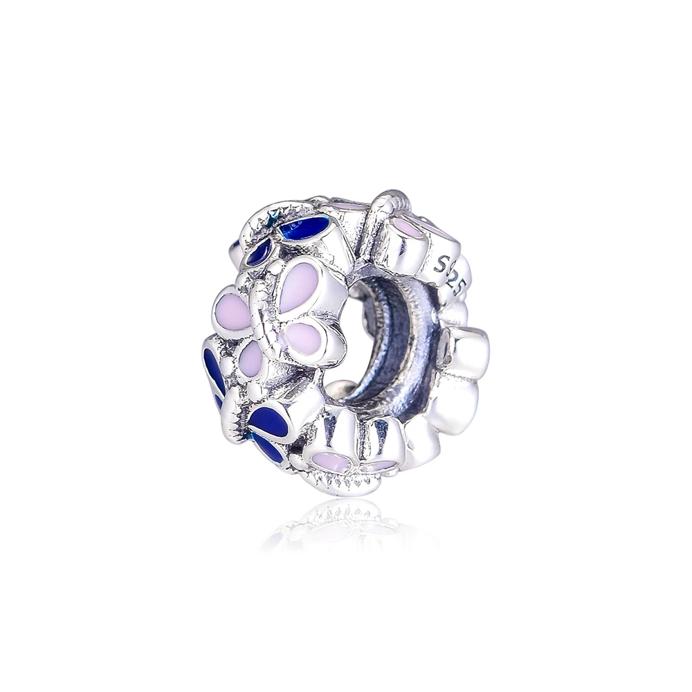 

DIY Fits for CKK Charms Bracelets Butterfly Arrangement Spacer Beads 100% 925 Sterling-Silver-Jewelry Free Shipping