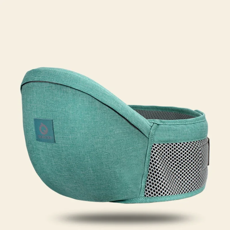 Light Green Переноска для ребенка, поясная коляска, детский слинг, удерживающий поясной ремень, рюкзак, ремень в стиле Хипсит для ребенка, многофункциональное сиденье для малыша - Цвет: Light Green
