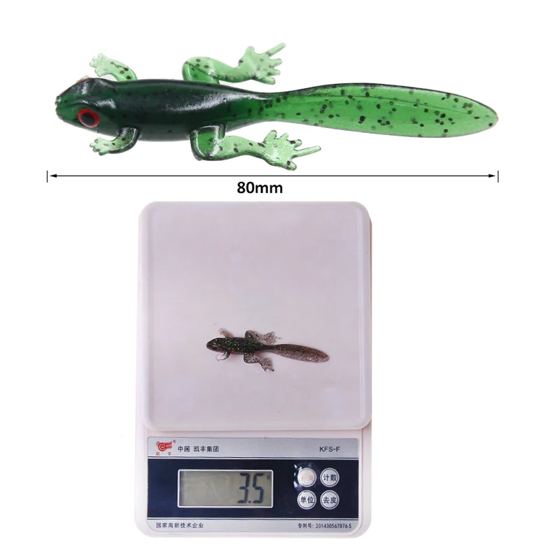 SEAPESCA 3 шт./лот мягкая рыболовная приманка 8 см 5 г искусственная морские воблеры