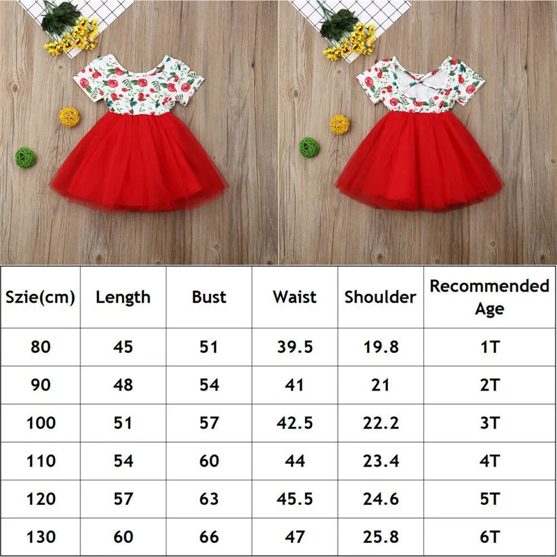 Детское платье принцессы с цветочным узором для маленьких девочек кружевное