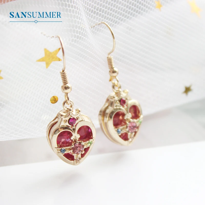 SANSUMMER 2020 новые элегантные женские серьги в форме сердца изысканные подарки на
