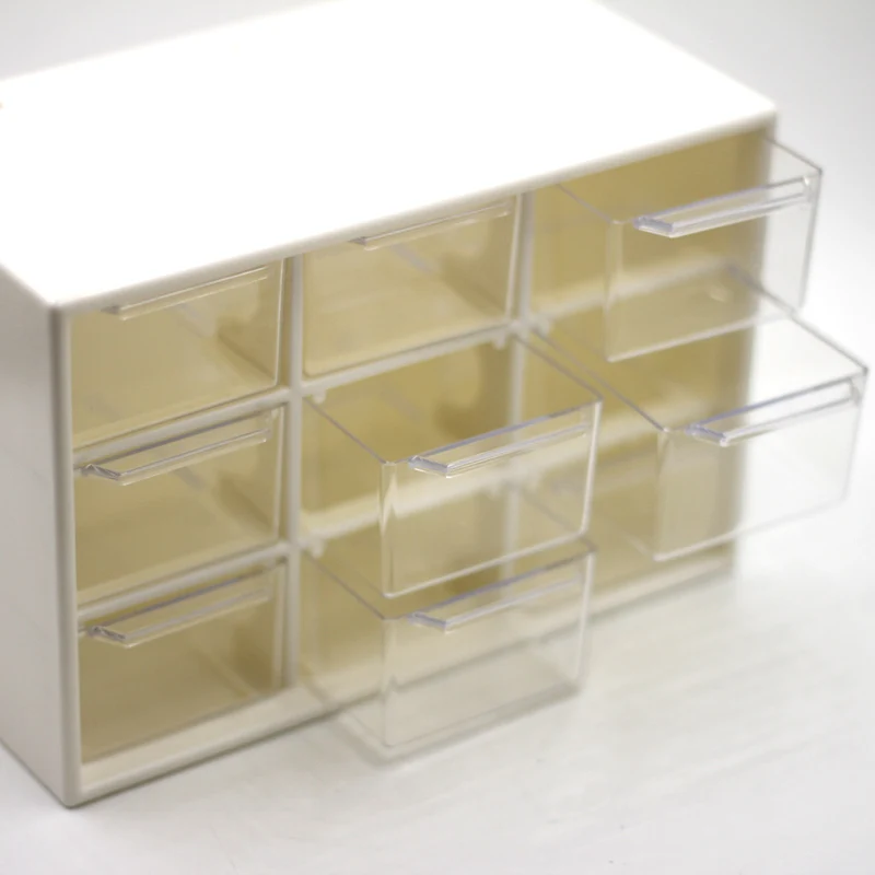 Пластиковый контейнер для хранения ювелирных изделий 9 мини шкаф мусора