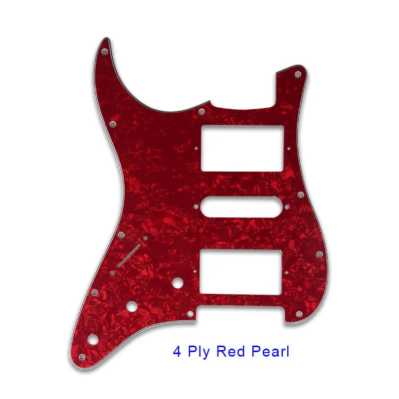 Электрогитара Pickguard 11 отверстий катушка для слева рукой США Мексиканская Fd HSH PAF