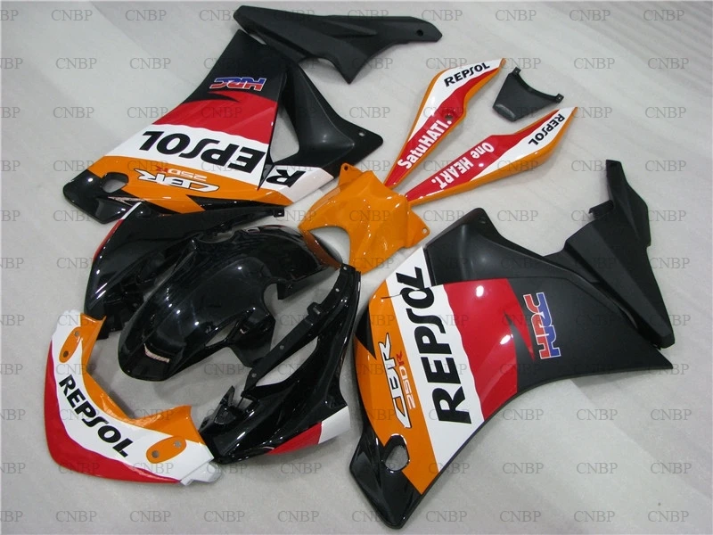 CBR 250 RR 2012 Пластиковые обтекатели для Honda Cbr250rr 2011 - 2014 repsol наборы обтекателей 11 12