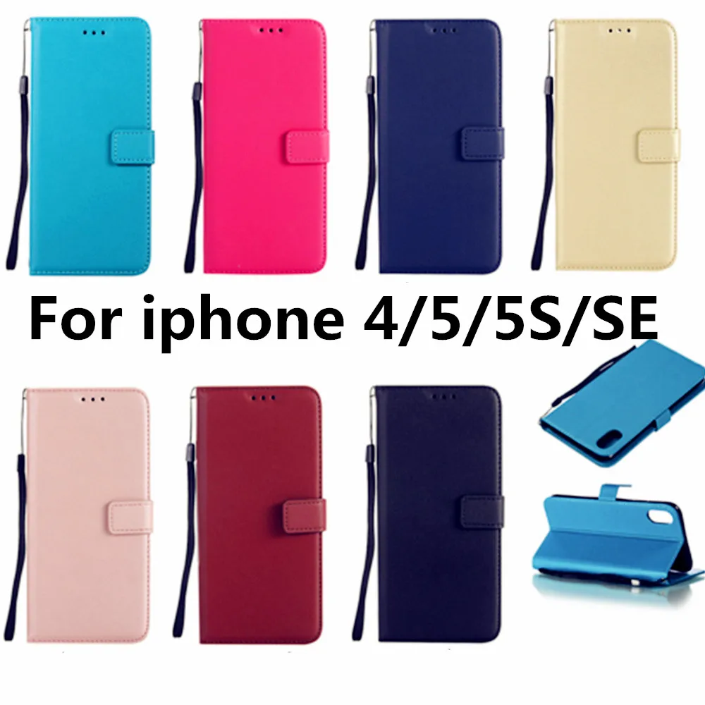 Чехол для телефона iphone 4 5 S SE Роскошная кожа caseme кошелек откидная крышка s/se