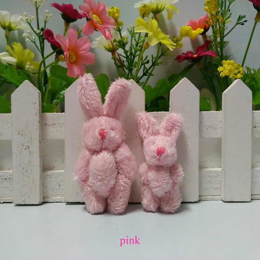 Длинная шерстяная подвеска в виде кролика 6 см 8 см|mini bunny|plush pendantplush lot |