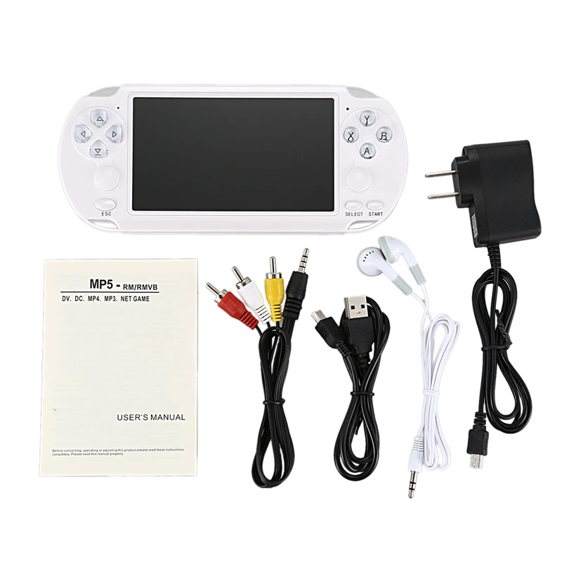 X9-S 5,1 дюймовый экран Портативный игровой плеер 8G 10000 игры ТВ выход с Mp3/кинокамерой Мультимедиа Видео ретро мини игры Conso