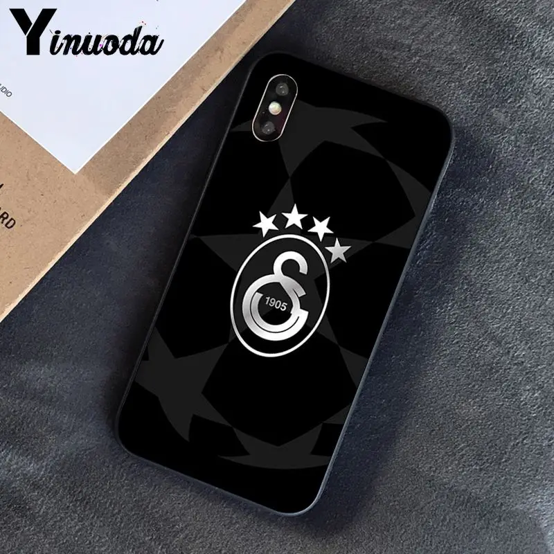 Yinuoda Турция Galatasaray Coque Shell чехол для телефона для iPhone 8 7 6 6S 6Plus X XS MAX 5 5S SE XR 10 Чехол