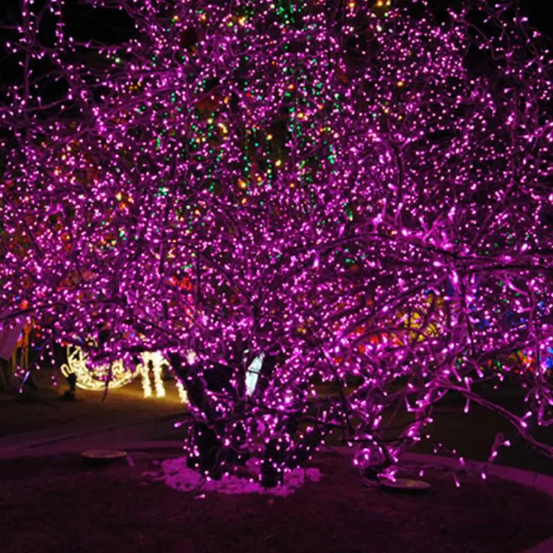 Открытый Водопад LED Рождество Строка Фея Занавес Огни Мерцают Праздник Свадьба
