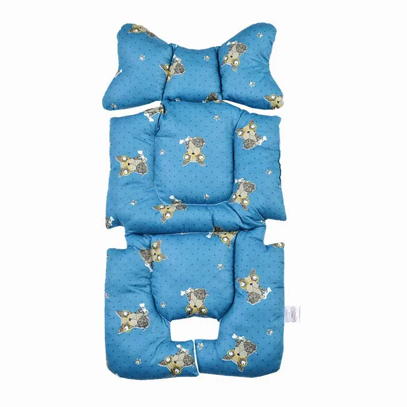 Dog Детская Хлопковая подушка для детской коляски с принтом, подушка для кресла на колесиках, подушка для матрасов, детская коляска, утолщенная теплая подушка - Цвет: Dog