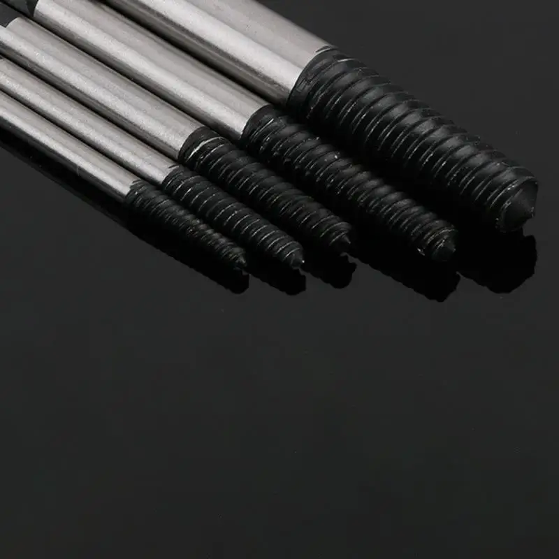 

6pcs Broken Damaged Screwdriver Extractor Drill Bit Hexagon design Alloy Steel Double Side Screw Center Drill Removal Tools