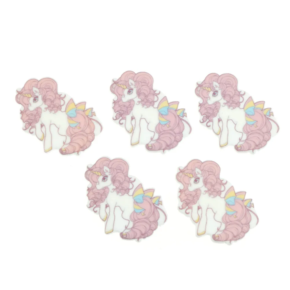 5PCS unicorn resin cabochons accessories hotsaled planar wholesale | Дом и сад