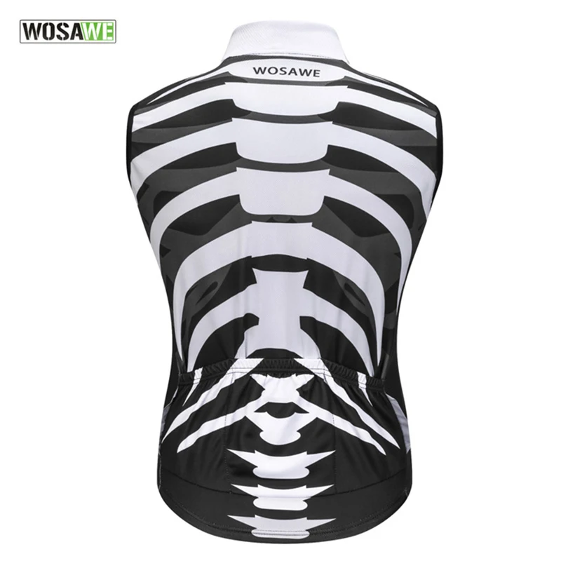 WOSAWE Светоотражающий Жилет для велоспорта без рукавов дышащий ветрозащитный