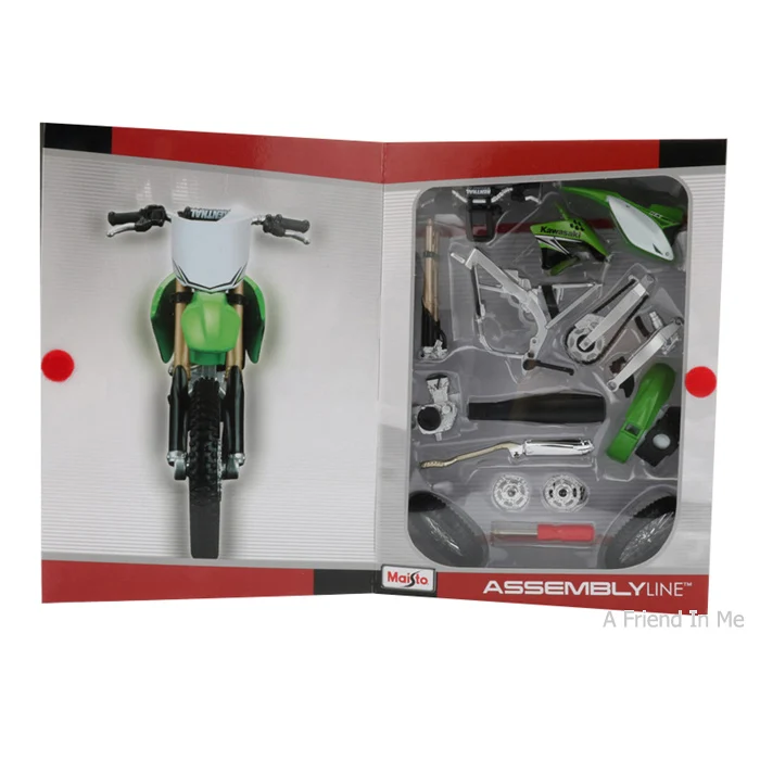 Maisto 1:12 собранная модель мотоциклетная игрушка сплав пластик KX450F пересеченной местности мотоцикл строительные наборы детские игрушки