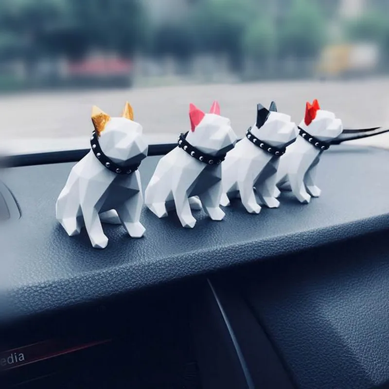 Автомобильное украшение французский бульдог игрушка кукла освежитель воздуха