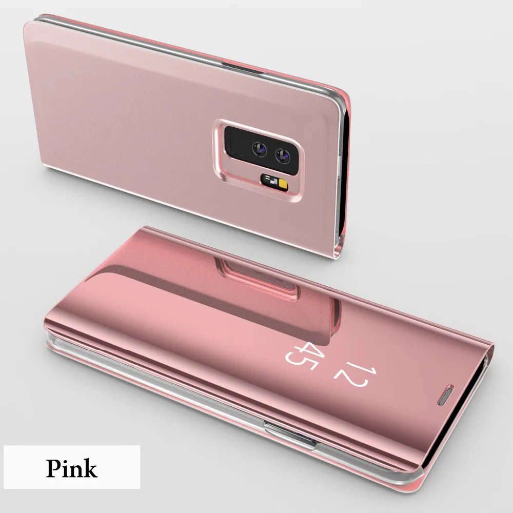 Роскошный прозрачный зеркальный чехол для телефона Samsung S9 J7 J2 Pro Prime Galaxy S8 J6 J8 Note 9 10