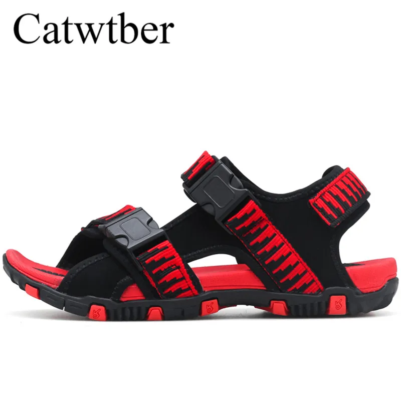 Catwtber Открытый Спорт сандалии мужские летние дышащие повседневные пляжные туфли