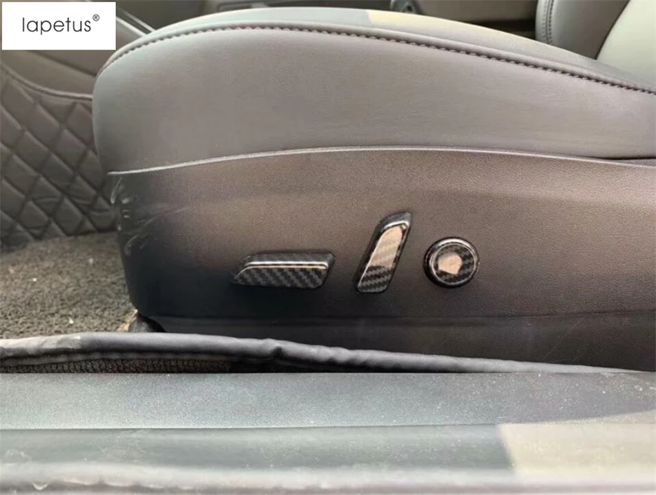 Аксессуары Lapetus подходят для Tesla Model 3 2018 - 2021 ABS кнопки регулировки сиденья крышка