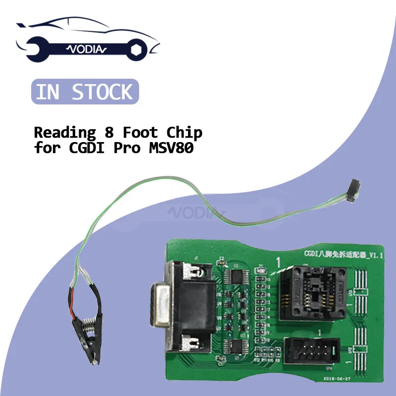 CGDI чтение 8 Pin не Облагаемый адаптер FEM/BDC 8Pin плата EEPROM работает Prog forBMW восемь pin 95128