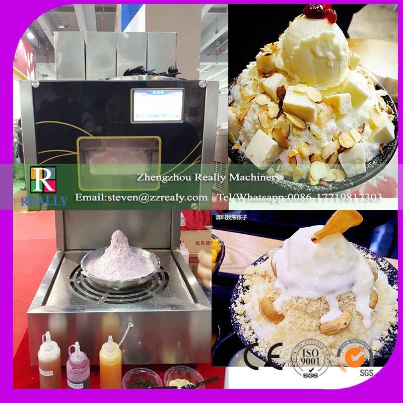 

304 Stainless Steel snowflake shaved ice machine snow machine