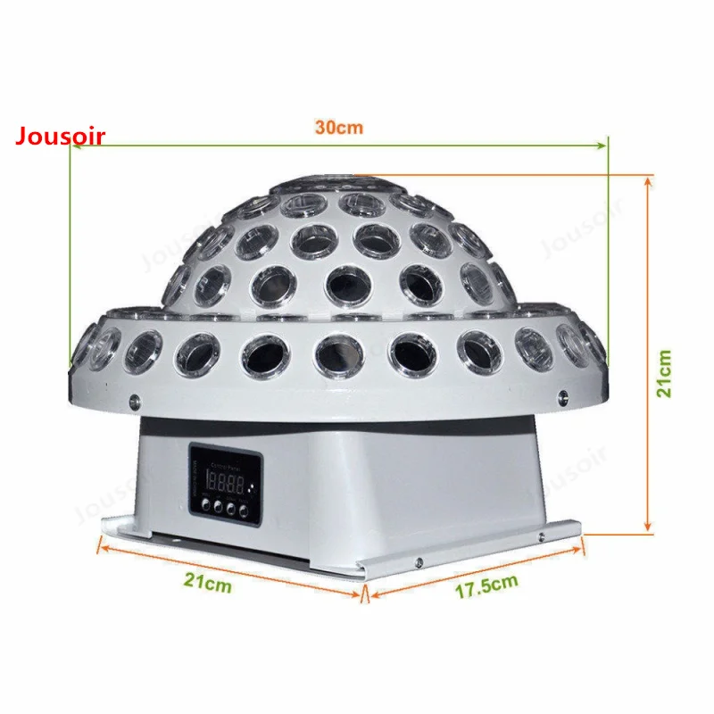 DMX Laser Gobo Mixed RGBYPW LED Crystal Ball Digital Light Remote Nightclub Disco DJ Halloween Party Home Stage CD15 T01 | Лампы и