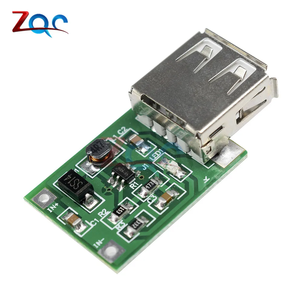 2pcs DC 0.9-5V 600MA USB Output Boost Converter Mini DC-DC Step Up Power Supply Module Lithium Battery Charger Board 0.9V-5V |