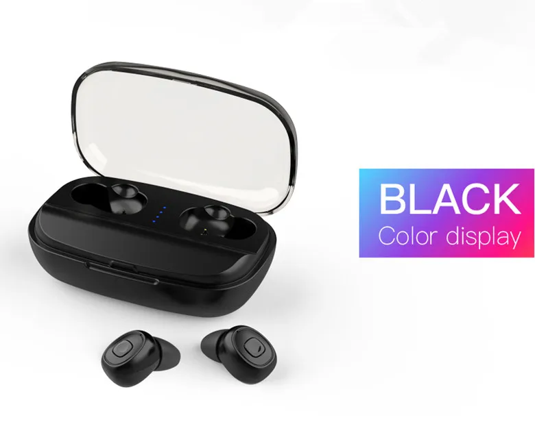 Спортивные TWS беспроводные bluetooth наушники 5 03000 mah зарядный отсек двойное ухо