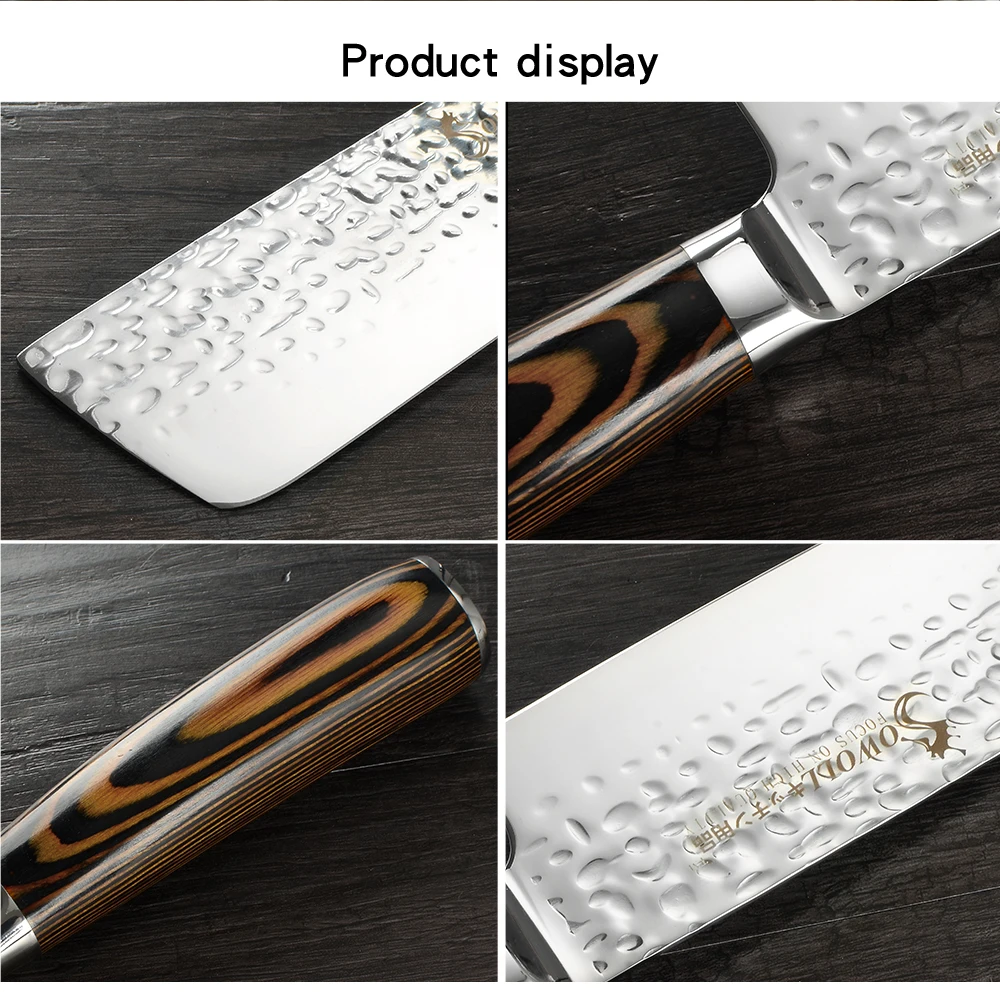 SOWOLL фирменный кухонный нож nakiri овощные ножи в японском стиле лезвие из