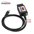 ELM327 MZ327 USB V1.5 модифицированный переключатель ELMconfig PIC18F25K80 чип HS-CAN  MS-CAN открытый активатор на английском и русском языках