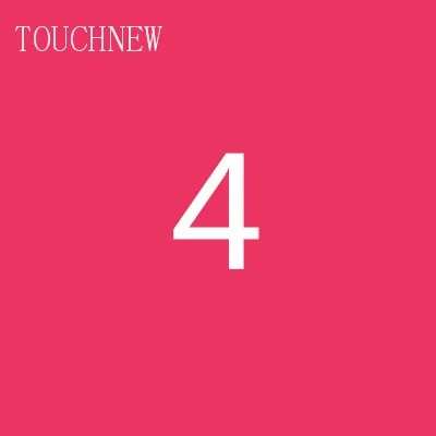 4 TOUCHNEW на заказ, одноцветные эскизные маркеры на спиртовой основе, двойная головка, кисть, маркеры, ручка для рисования, манга, товары для рукоделия, маркеры - Цвет: 4