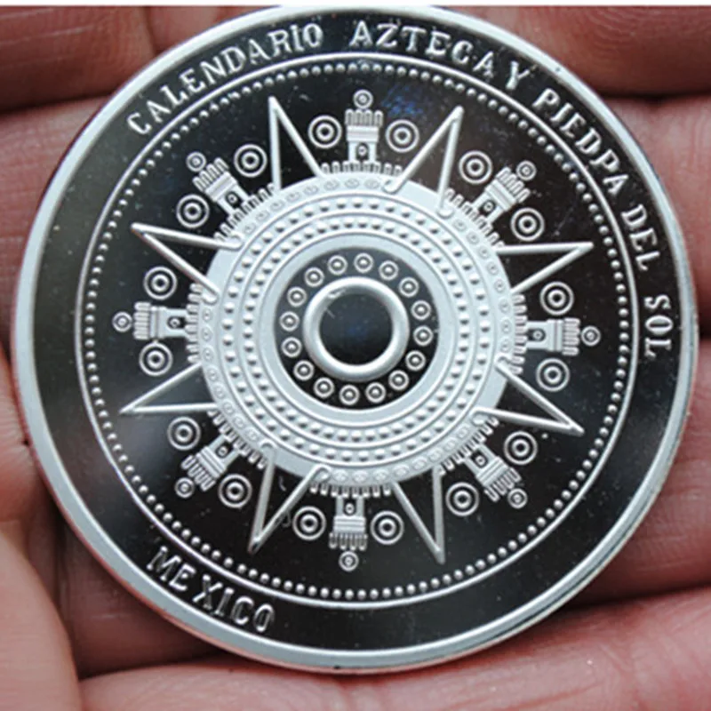 10 шт. бейдж с календарем 40 мм|coin coins|coins mexicocoin souvenir |