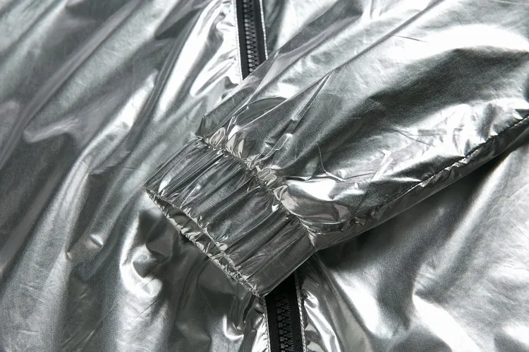 Прямая поставка серебряная куртка Мужская Красивая Солнцезащитная одежда