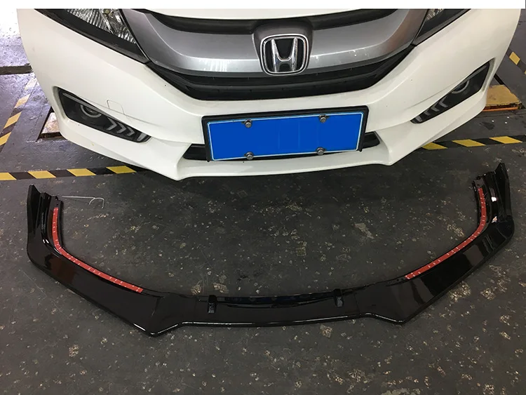 Для Honda City передний бампер диффузор протектор подходит Honda City обвес бампер задняя Лопата для губ задний спойлер