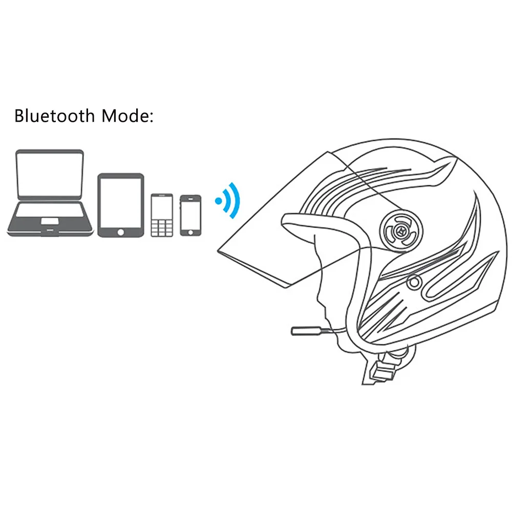 Гарнитура для мотоциклетного шлема Arpenkin Беспроводная Bluetooth гарнитура