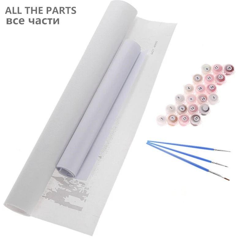 Paintmake Portrait DIY Painting By Numbers Oil On Canvas Ballet dancer Home Room decor Art Picture Gifts G400 | Дом и сад