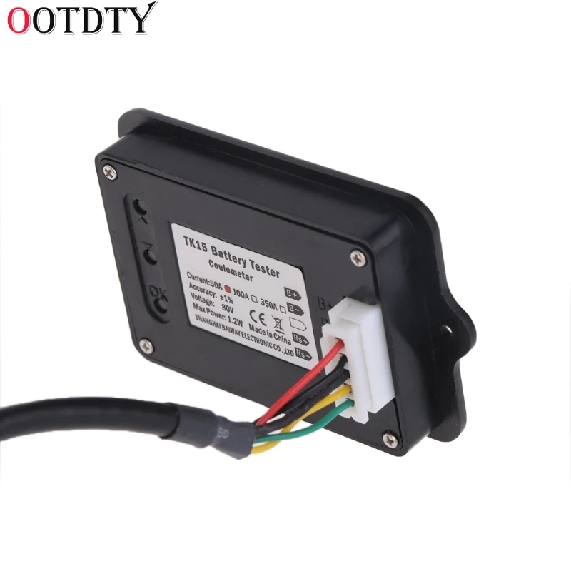 OOTDTY DC8 80V 50A Аккумуляторный кулометр TK15 профессиональный Прецизионный тестер