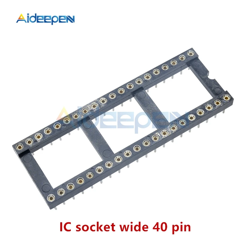10 шт. IC розетки 6 8 14 16 18 20 28 32 40 контактный разъем DIP6 DIP8 DIP14 DIP16 DIP18 DIP20 DIP28 DIP32 DIP40