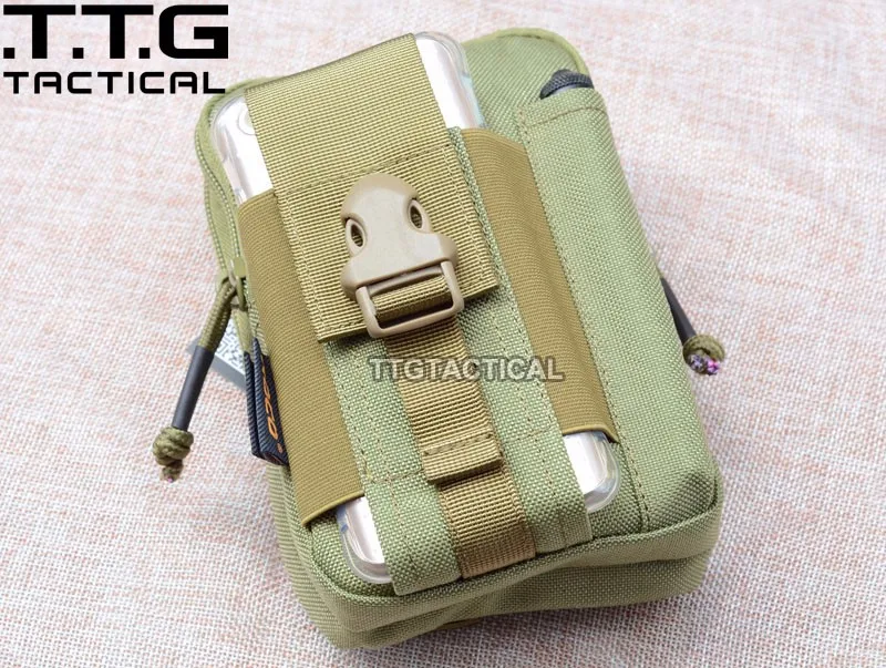 Тактическая Сумка Molle EDC с ремешком для гаджета, Спортивная поясная сумка с держателем для мобильного телефона для iPhone 6 Plus, samsung Note