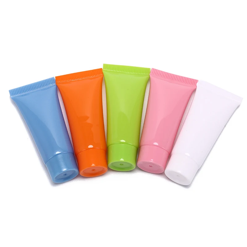 5pcs 5ml Empty Makeup squeeze tube Refilable Bottles Emulsion Cream Packaging Cosmetic Soft Tube plastic Lotion Containers | Красота и