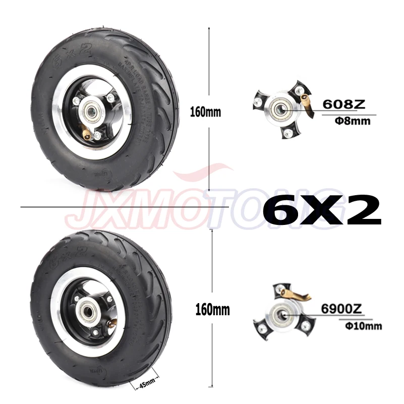 6X2 Inflation Wheel Use 6 &quot шина из сплава ступица 160 мм пневматическая Электрический