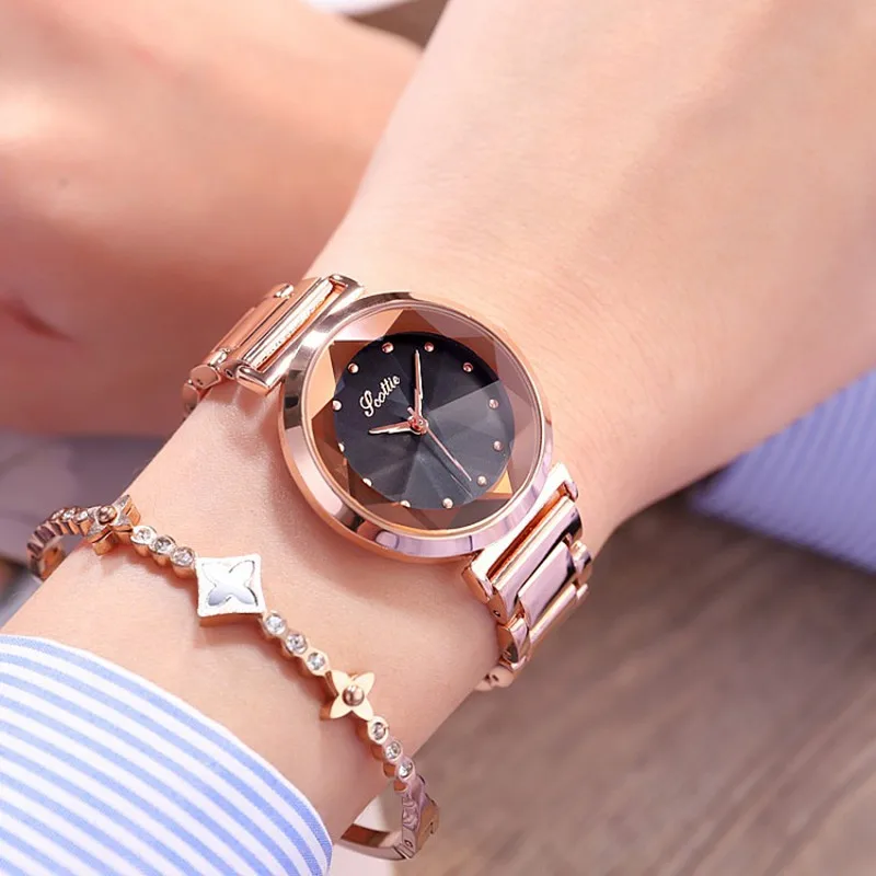 Top Brand Luxury Diamond Starry Star Dial Women Watches Lady Casual Quartz Watch Women Stainless Steel Dress Watch Clock reloj enlarge