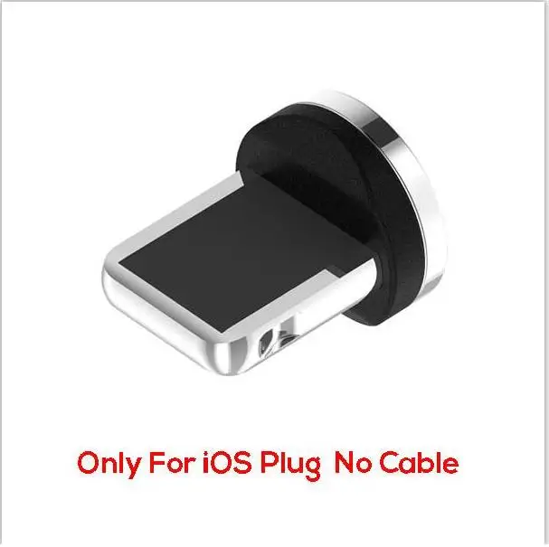 Магнитный usb-кабель Олаф для iPhone, светодиодный, светящийся, магнитный, Micro USB type-C кабель для samsung Galaxy S9 S10 Xiaomi huawei - Цвет: NO cable For ios