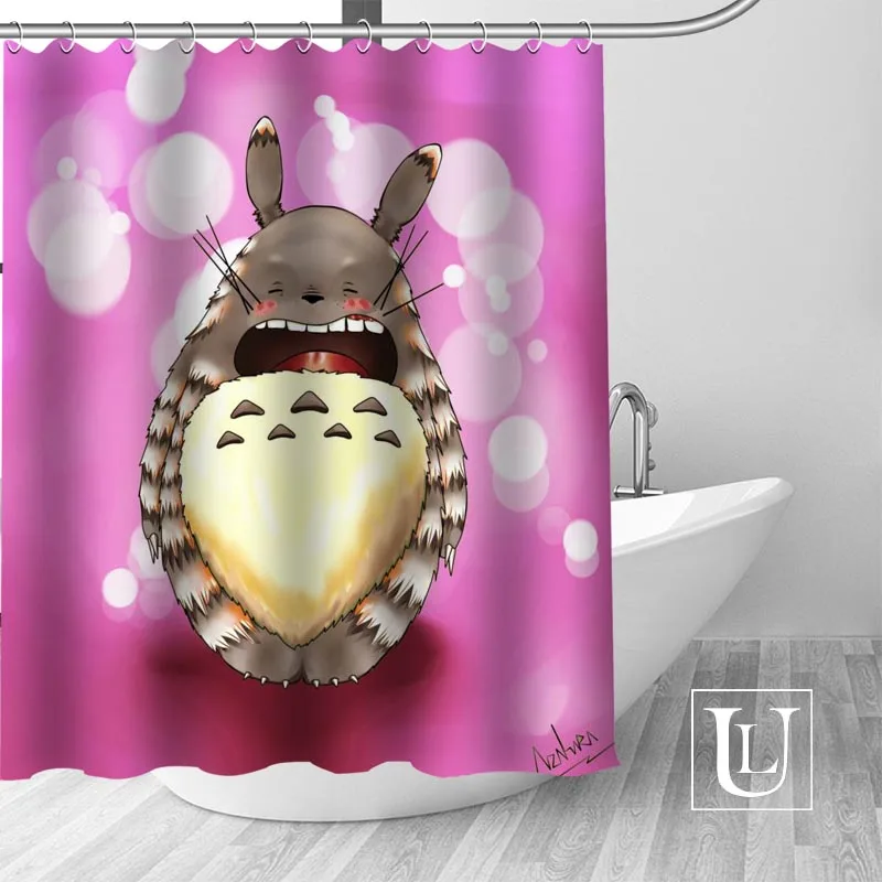 Индивидуальная занавеска My Neighbor Totoro новая Большая для душа из полиэстера в