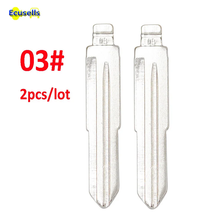 2 шт./лот NO. 03 filp blank uncut fly Key Blade # For Accord Odyssey old Civic for Excelle Lova KD remotes | Автомобили и