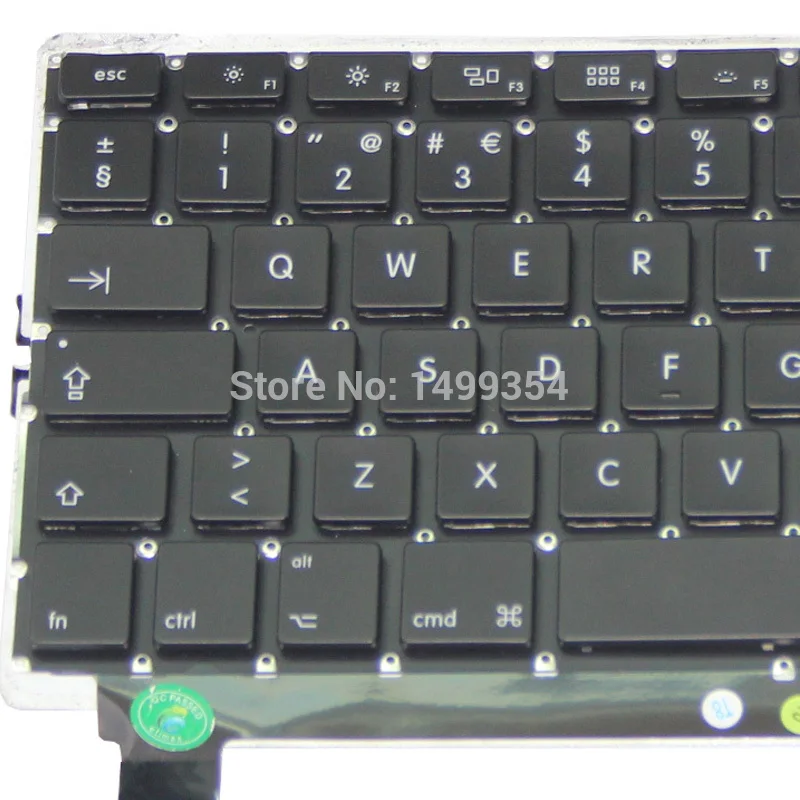 5 шт. Подлинная A1286 португальский клавиатура с подсветкой для Apple Macbook Pro 15 ''A1286